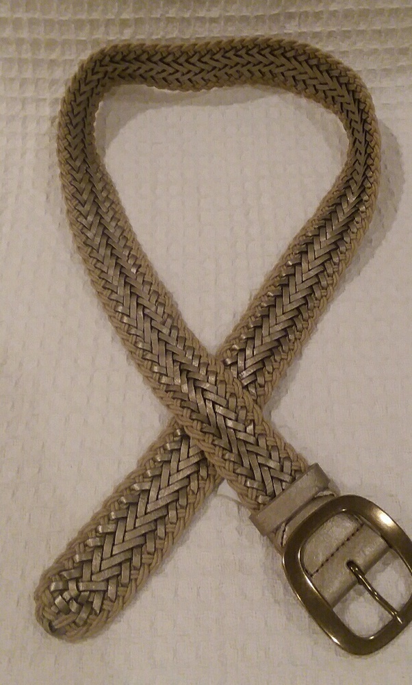 Unknown Brand Name Gold Braided Belt New With Tags